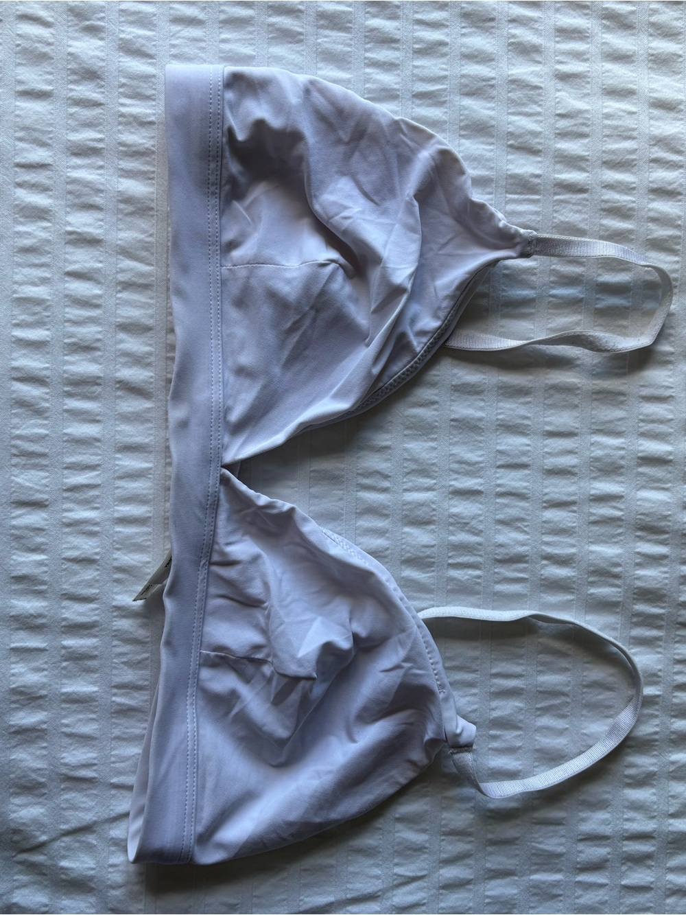 TALULAH White Wirefree Soft-Cup Bra